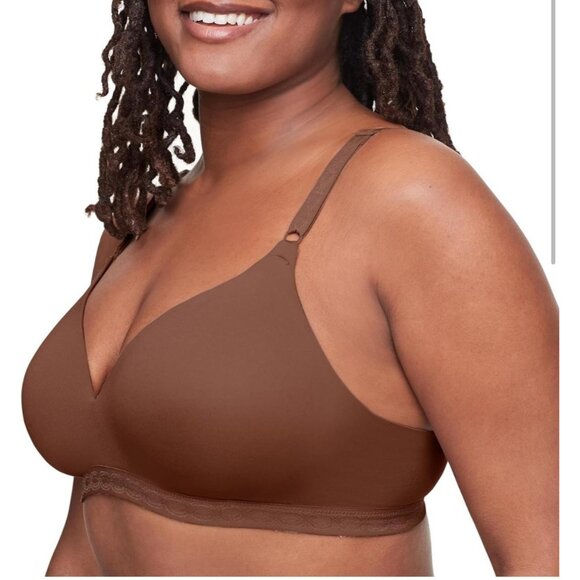 Warners Bra Womens 40B Brown Wireless Lightly Lined Comfort Support New Tag - Picture 1 of 8